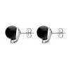 18ct White Gold Whitby Jet 0.22ct Diamond Bead Stud Earrings D sold by C.W. Sellors product image thumbnail 2