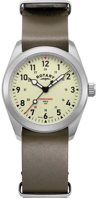 Rotary Commando Field Mens Watch sold by C.W. Sellors