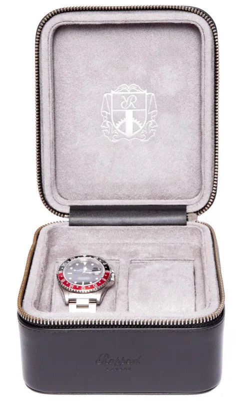 Rapport Watch Case Hyde Park 2 Black Zip sold by C.W. Sellors