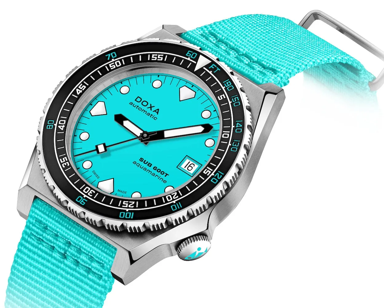 Doxa SUB 600T Aquamarine Nato Watch sold by C.W. Sellors product image thumbnail 2