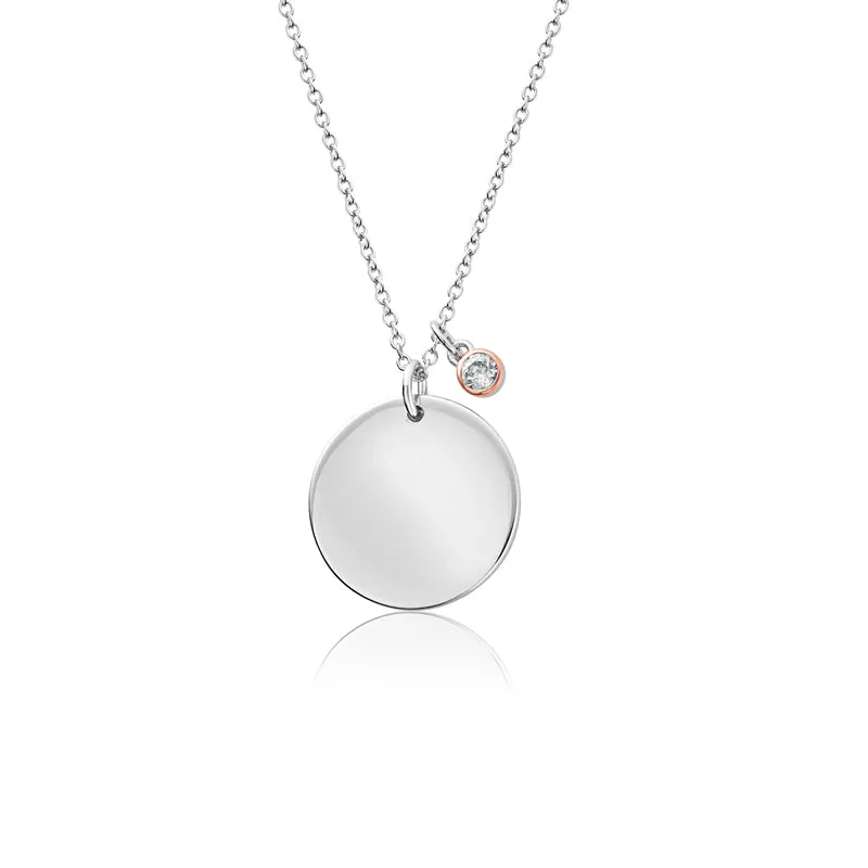 Clogau Celebration April Sterling Silver Birthstone Pendant D sold by C.W. Sellors