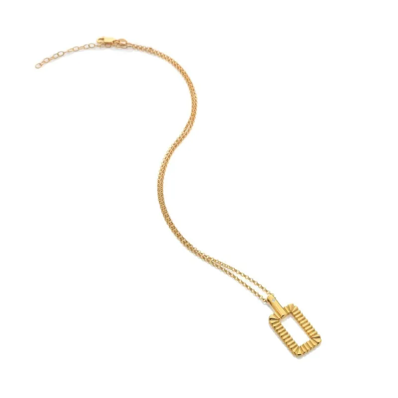 Hot Diamonds x Jac Jossa Gold Plated Sterling Silver Radiant Necklace sold by C.W. Sellors