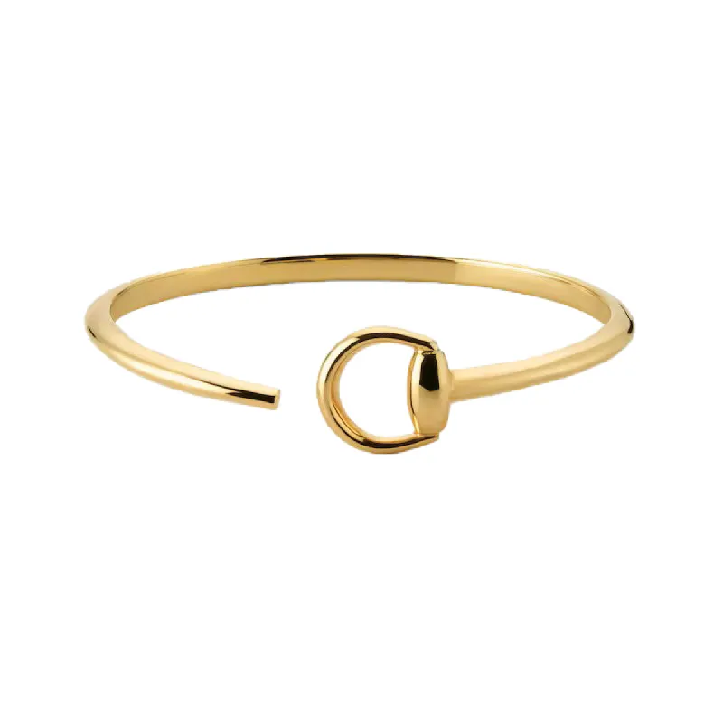 Gucci Horsebit 18ct Yellow Gold Bangle sold by C.W. Sellors