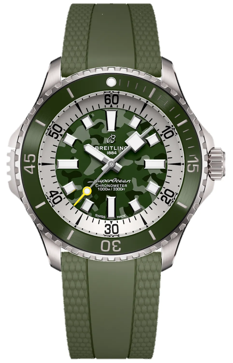 Breitling Superocean Automatic 46 Super Diver Green Watch sold by C.W. Sellors