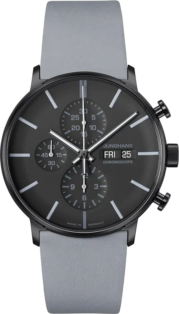 Junghans Form A Chronoscope Watch sold by C.W. Sellors