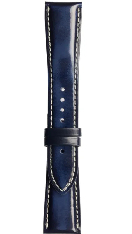 Bell & Ross Strap Vintage BR V2 Blue Calfskin Extra Small sold by C.W. Sellors