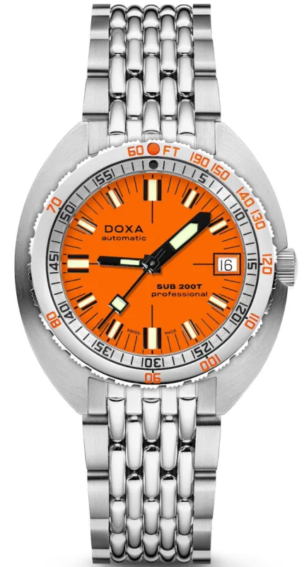 Doxa SUB 200T Professional Iconic Bracelet Watch sold by C.W. Sellors