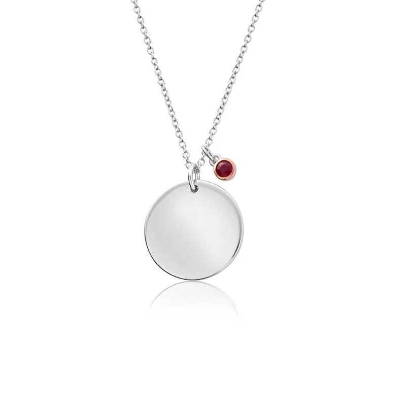 Clogau Celebration January Sterling Silver Birthstone Pendant D sold by C.W. Sellors