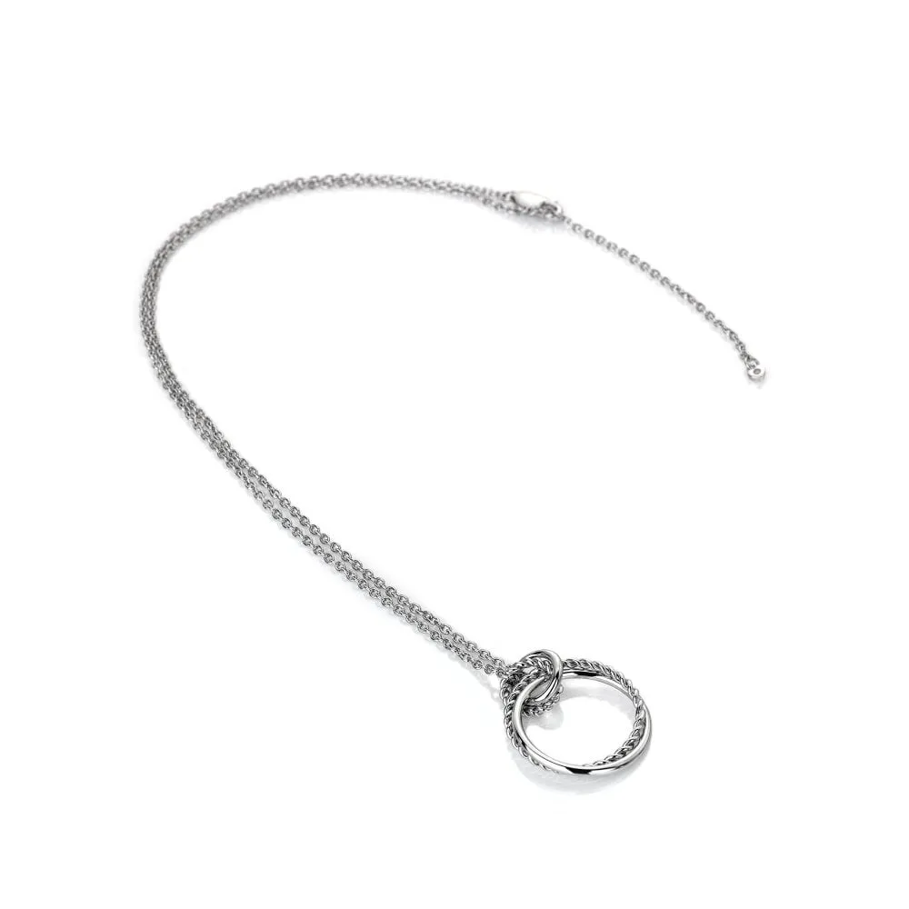 Hot Diamonds Unity Sterling Silver Circle Necklace sold by C.W. Sellors product image thumbnail 2