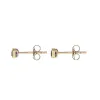 9ct Yellow Gold Amethyst Princess Cut 3mm Stud Earrings D sold by C.W. Sellors