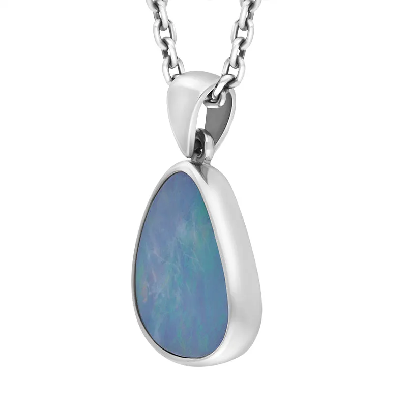 Sterling Silver Opal Doublet Abstract Necklace D sold by C.W. Sellors product image thumbnail 2