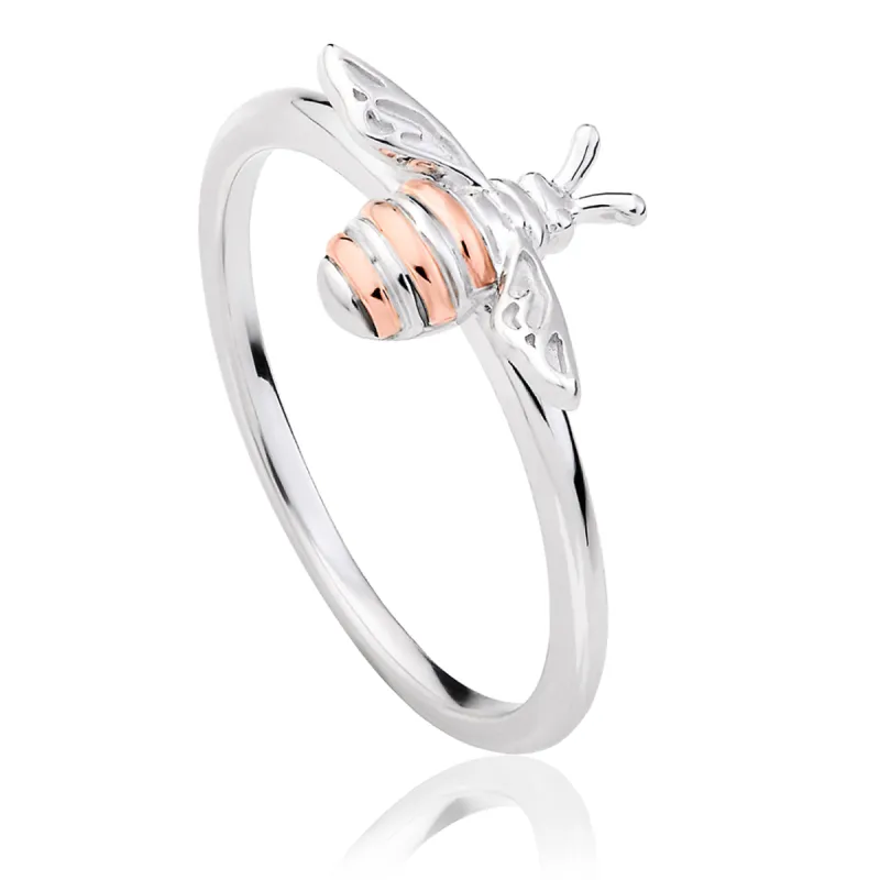 Clogau Honey Bee Sterling Silver Ring D sold by C.W. Sellors