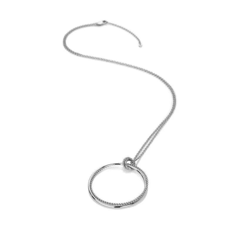 Hot Diamonds Unity Sterling Silver Statement Circle Necklace D sold by C.W. Sellors