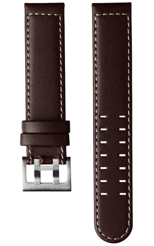 Hamilton Strap Khaki Aviation Leather Brown sold by C.W. Sellors