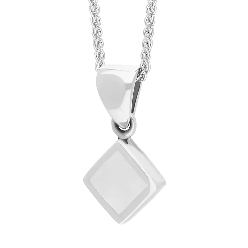 Sterling Silver Bauxite Dinky Square Necklace sold by C.W. Sellors product image thumbnail 2