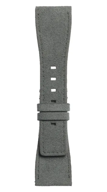 Bell & Ross Strap BR S Grey Alcantara Large sold by C.W. Sellors