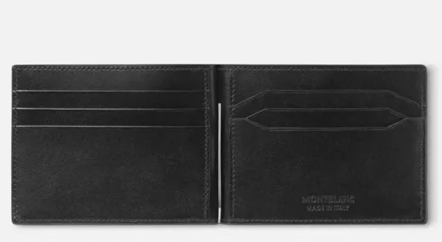 Montblanc Meisterstuck Wallet 6cc with Money Clip Black sold by C.W. Sellors product image thumbnail 3