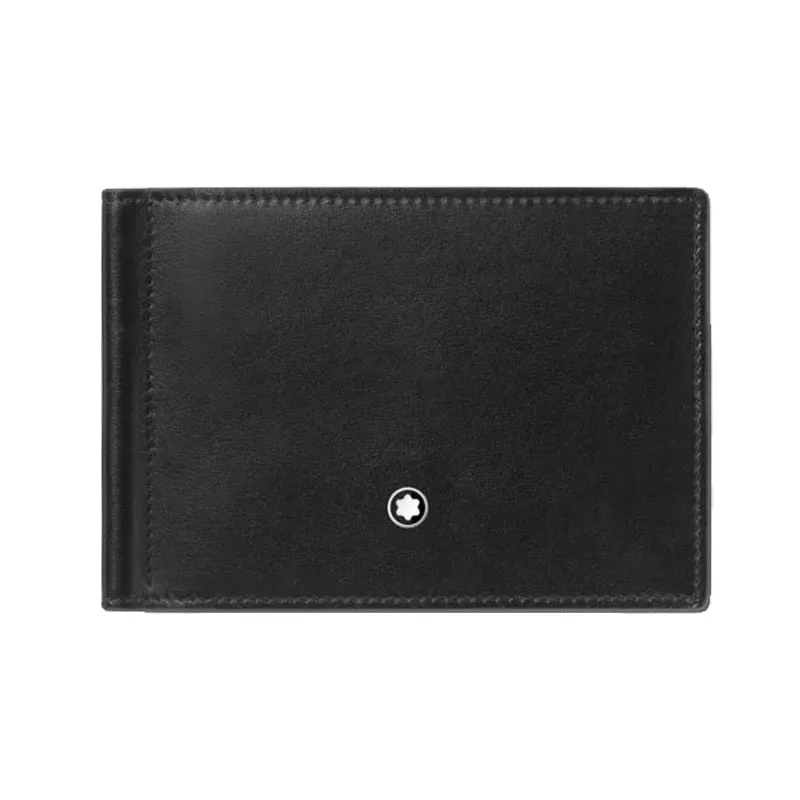 Montblanc Meisterstuck Wallet 6cc with Money Clip Black sold by C.W. Sellors