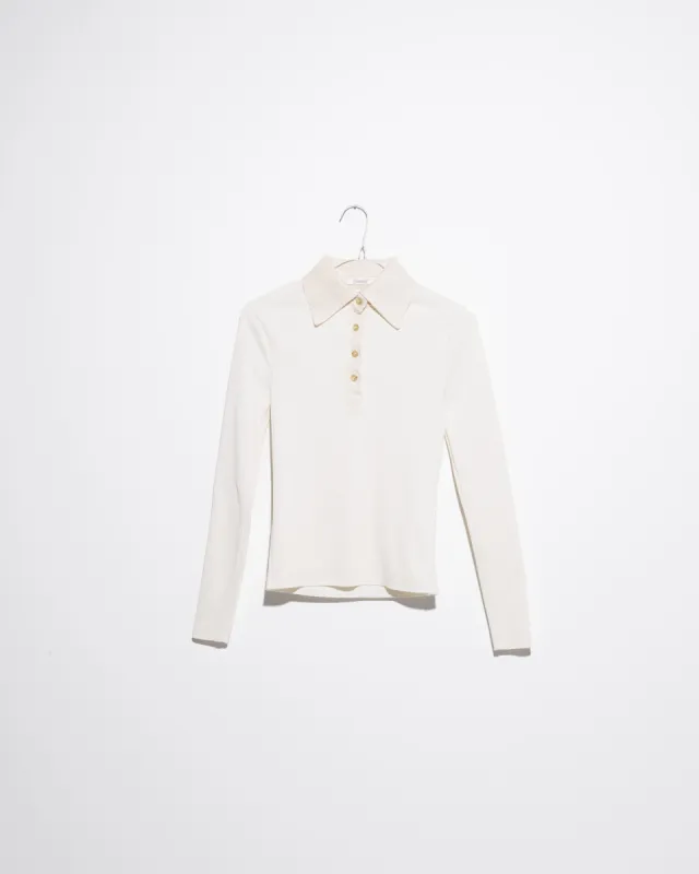 Long Sleeve Polo Shirt made by Claudent