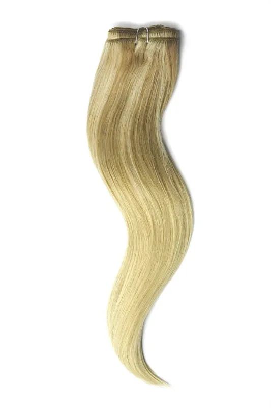 Remy Human Hair Weft/Weave Extensions - ombre/Ombre (#T18/613) sold by Cliphair