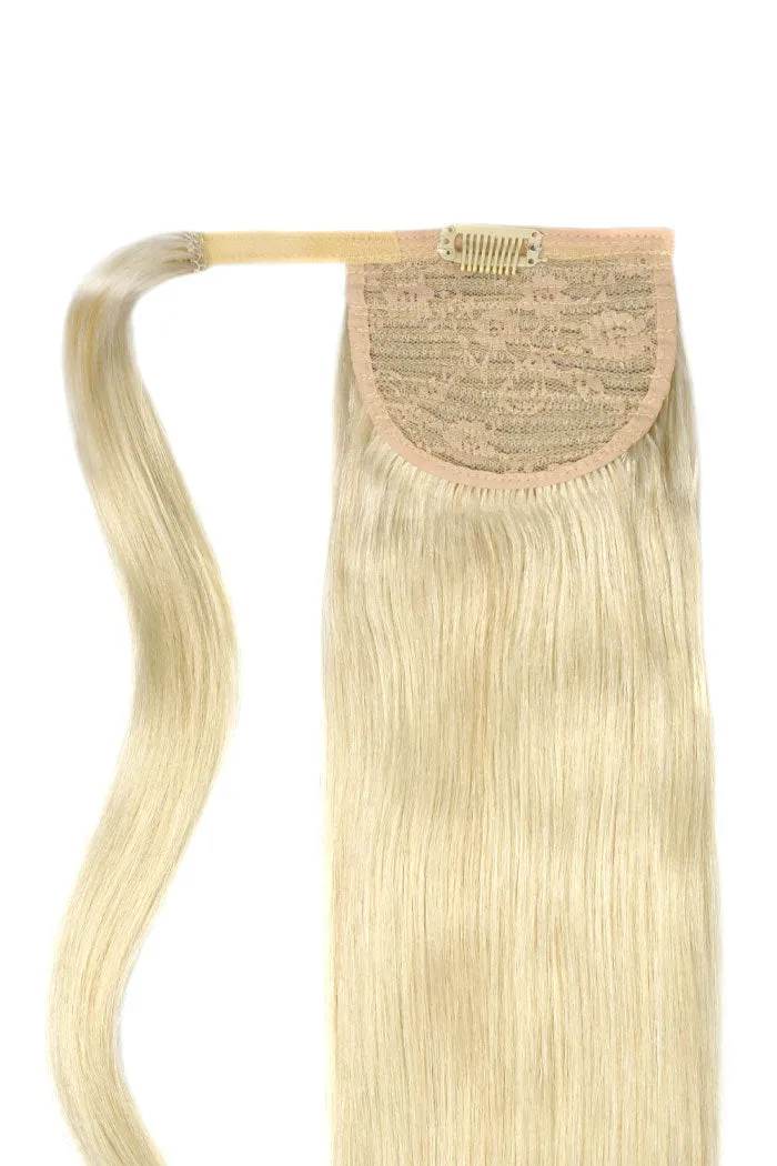 Ice Blonde Straight Up Wrap Around Ponytail Extension sold by Cliphair product image thumbnail 2