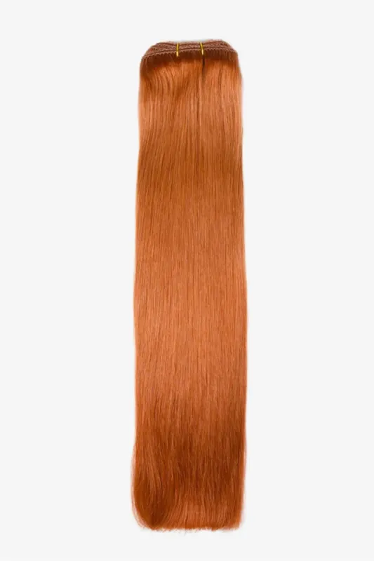 Remy Royale Double Drawn  Human Hair Weft Weave  Extensions - Cowgirl Copper (#350/33) sold by Cliphair