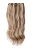 Chestnut Bronde (#6/613) Double Wefted Full Head Clip In Hair Extensions sold by Cliphair
