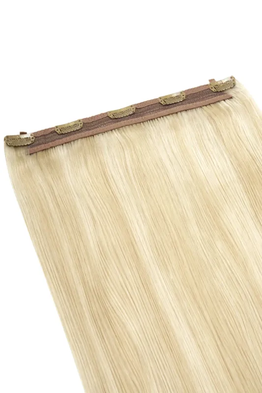 Barbie Blonde (#16/60) Quad Weft Clip In One Piece Hair Extensions sold by Cliphair