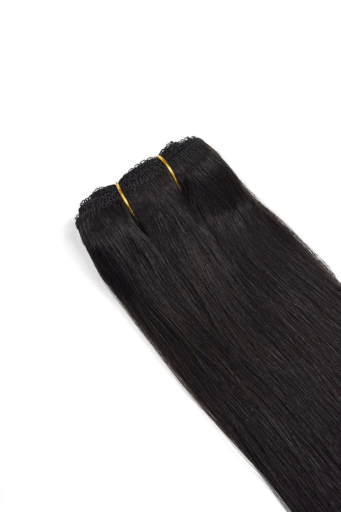 Natural/Off Black (#1B) Remy Royale Double Drawn Weave Extensions sold by Cliphair product image thumbnail 2