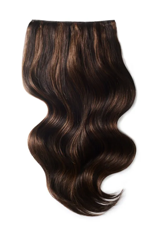 Espresso Melt (#2/4/6) Double Wefted Full Head Clip In Hair Extensions sold by Cliphair