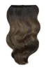 Double Wefted Full Head Espresso Melt Balayage Clip in Hair Extensions sold by Cliphair
