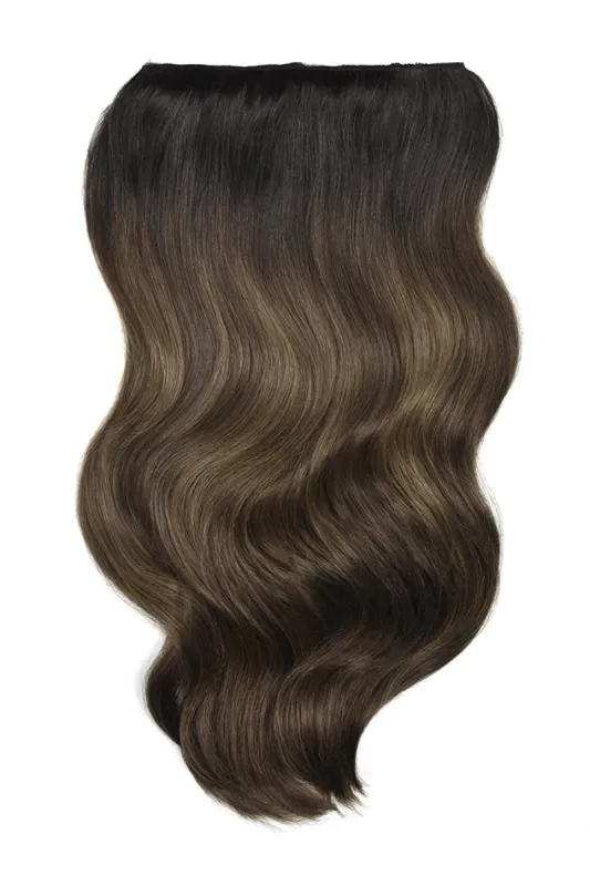 Double Wefted Full Head Espresso Melt Balayage Clip in Hair Extensions sold by Cliphair