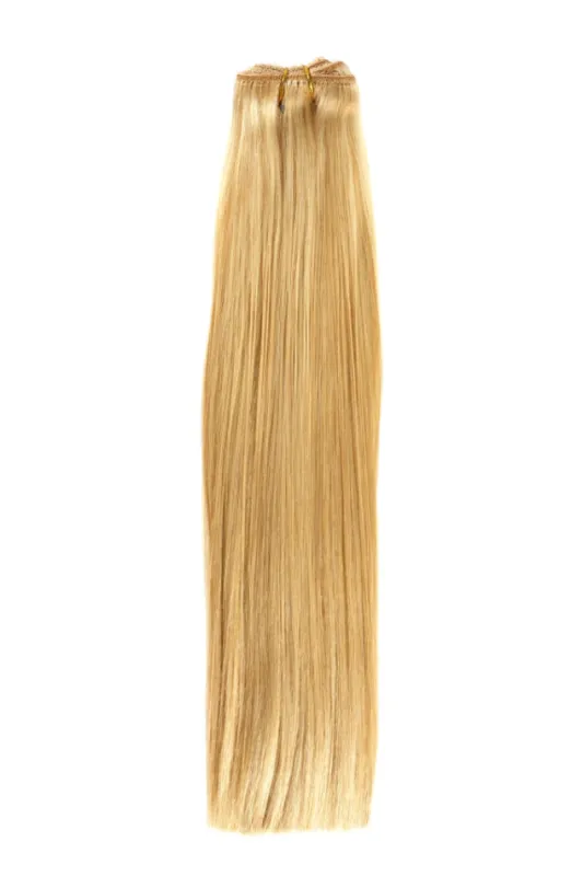 Golden Blonde (#16) Remy Royale Double Drawn Weave Extensions sold by Cliphair