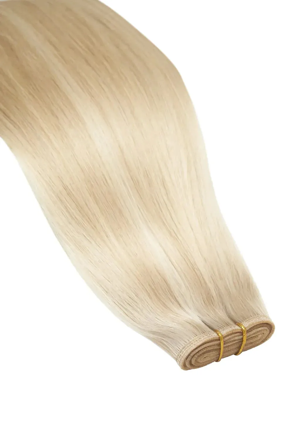 Barbie Blonde (#16/60) Remy Royale Flat Weft Hair Extensions sold by Cliphair