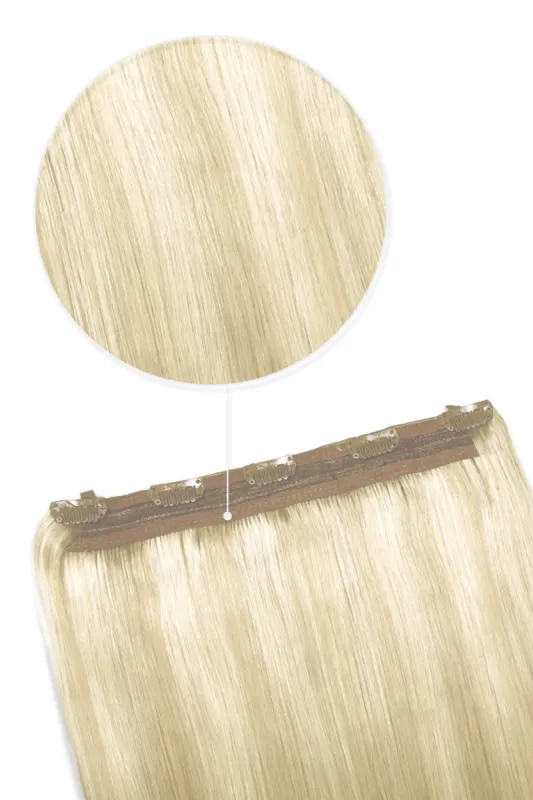 Platinum BlondeMe Quad Weft Clip In One Piece Hair Extensions sold by Cliphair