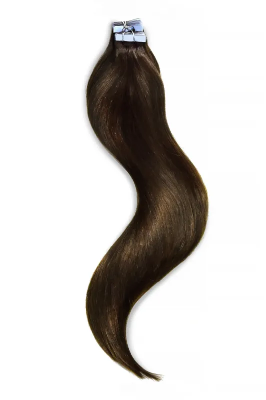 Medium Brown (#4) Tape In Hair Extensions sold by Cliphair