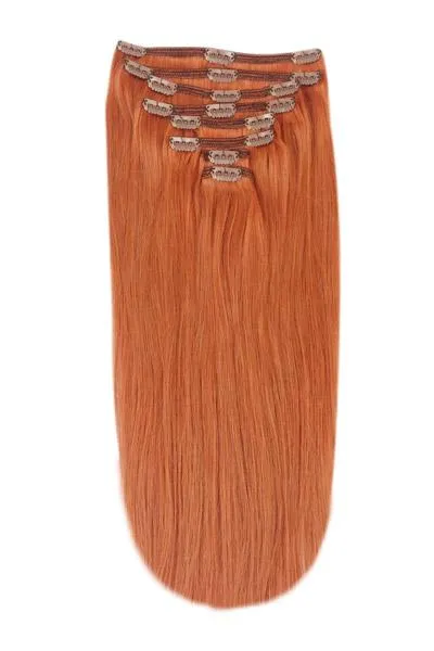 Flaming Ginger (#350) Full Head Clip In Hair Extensions sold by Cliphair