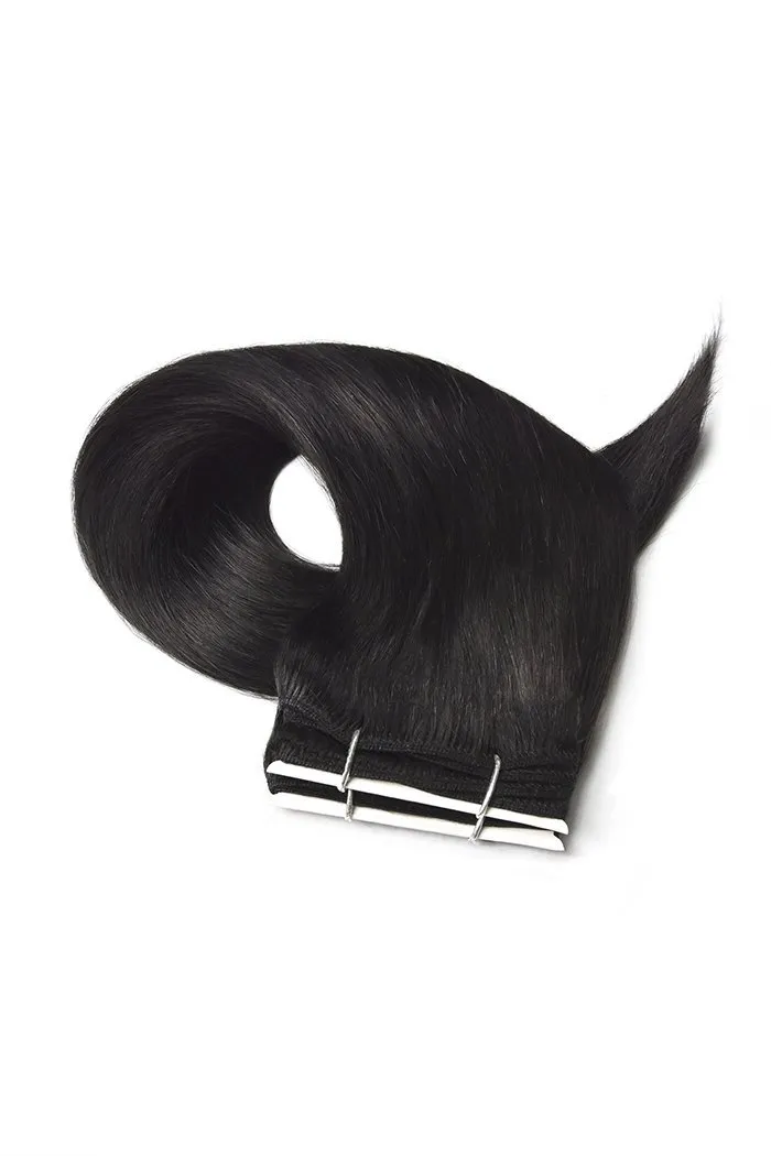 Off/Natural Black (#1B) Weft/Weave Hair Extensions sold by Cliphair product image thumbnail 2