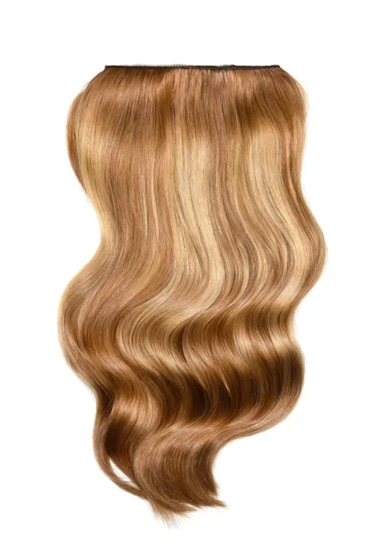 Double Wefted Full Head Clip in Hair Extensions - Cinnamon Swirl Balayage sold by Cliphair