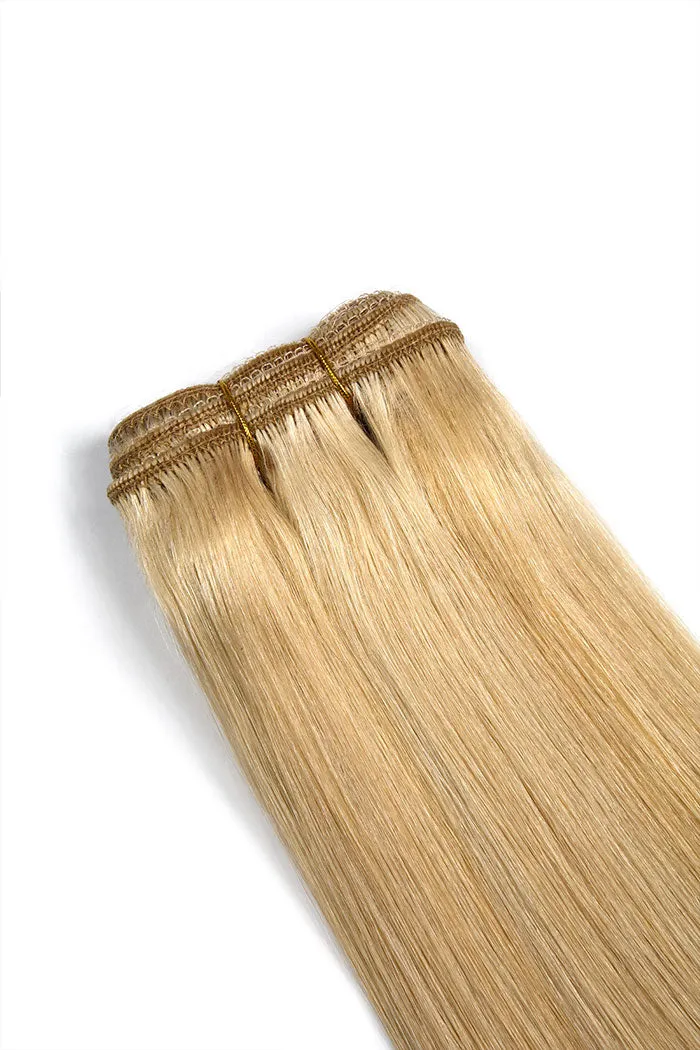 Remy Royale Double Drawn Human Hair Weft Weave Extensions - Barbie Blonde (#16/60) sold by Cliphair product image thumbnail 2