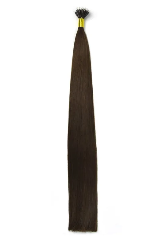 Medium Brown (#4) Nano Ring Hair Extensions sold by Cliphair