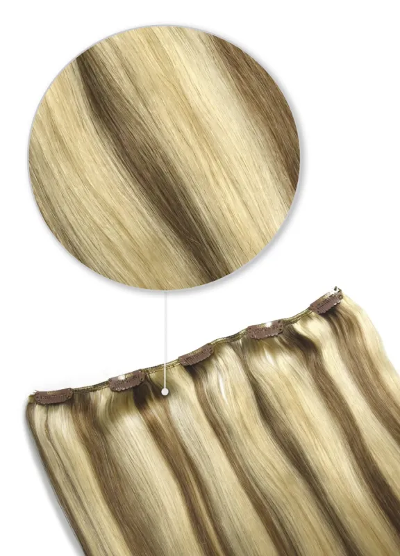 Iced Cappuccino (#14/22) One Piece Clip In Hair Extensions (Top-Up) sold by Cliphair