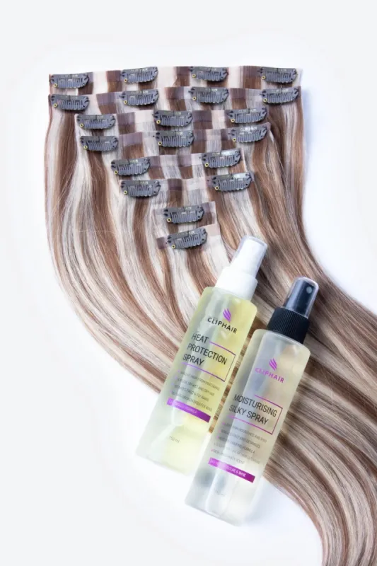 Clip-In Extensions Starter Bundle sold by Cliphair