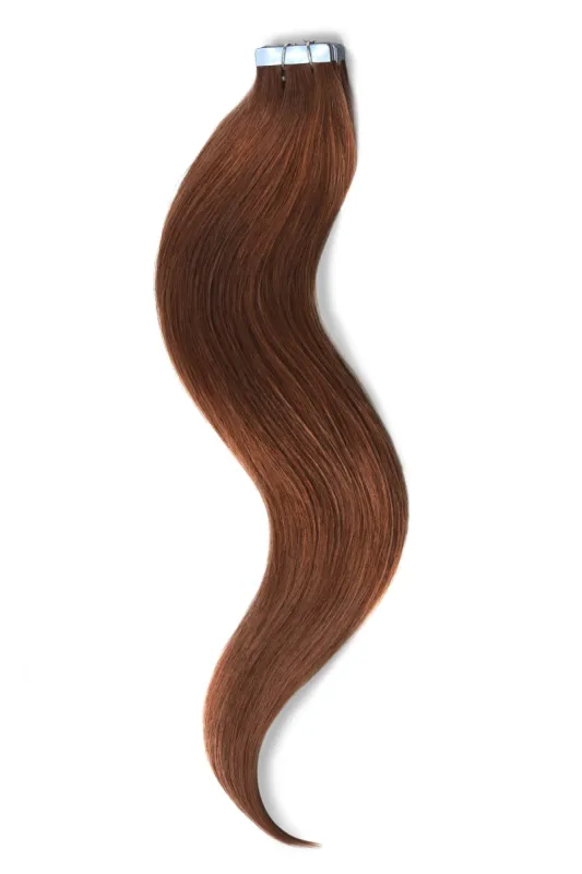 Dark Auburn/Copper Red (#33) Tape In Hair Extensions sold by Cliphair