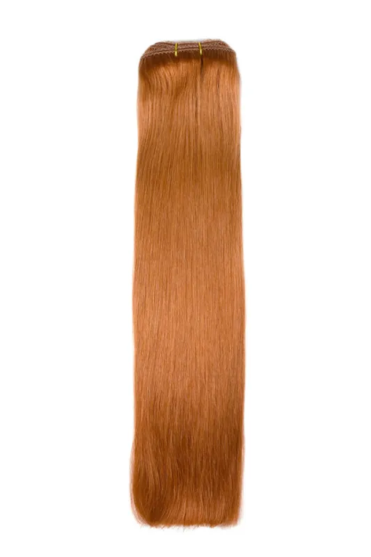 Flaming Ginger (#350) Remy Royale Double Drawn Weave Extensions sold by Cliphair
