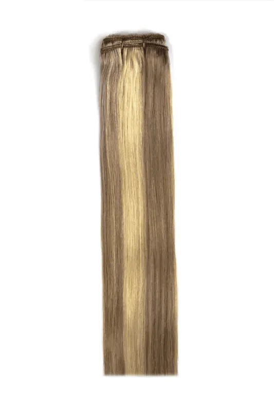 Dirty Blonde (#9/613) Remy Royale Double Drawn Weave Extensions sold by Cliphair