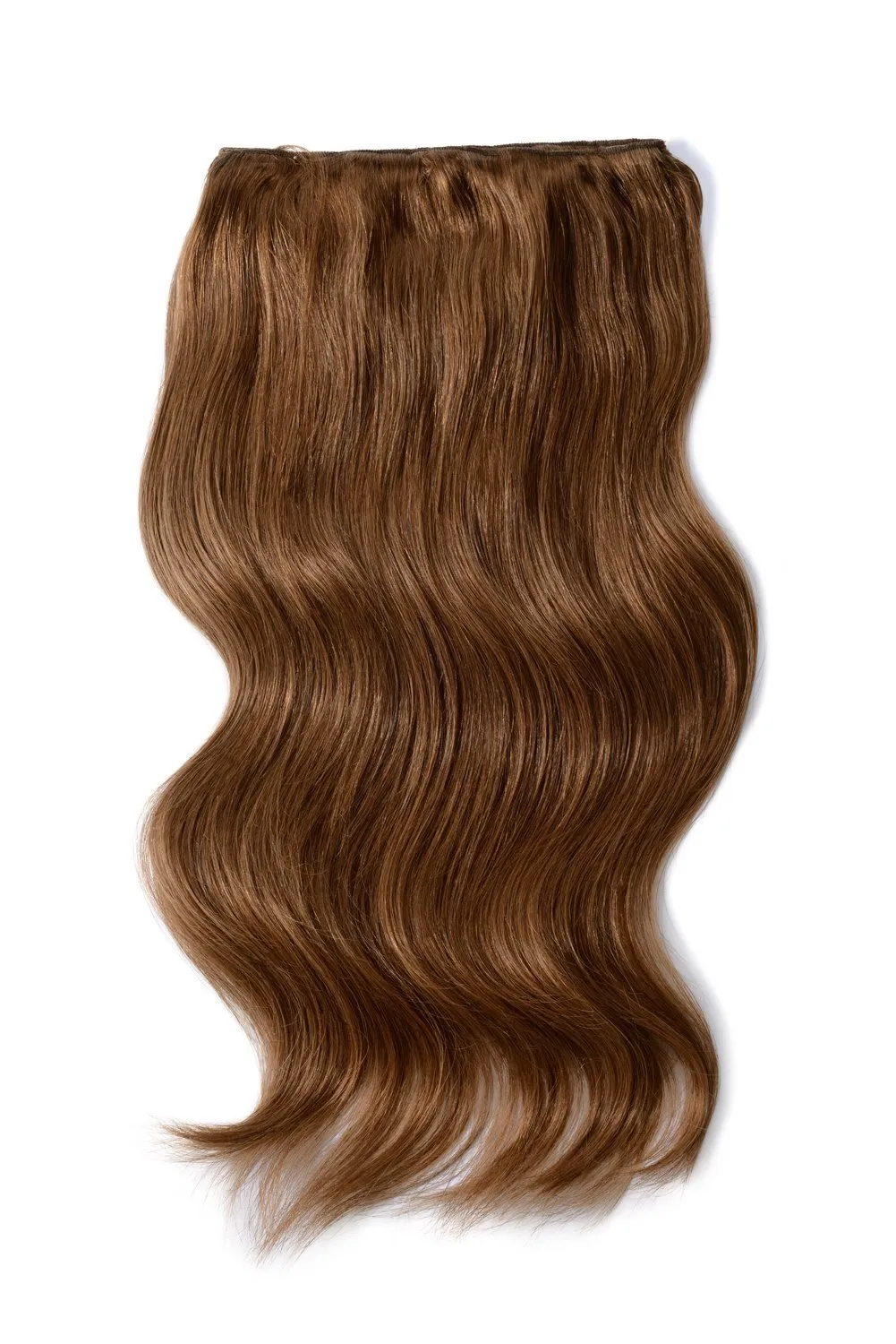 Toffee Brown (#5) Double Wefted Full Head Clip In Hair Extensions sold by Cliphair