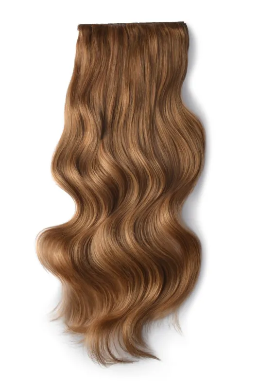 Light Auburn (#30) Double Wefted Full Head Clip In Hair Extensions sold by Cliphair