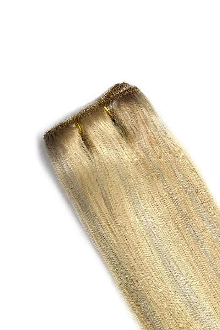 Remy Royale Double Drawn Human Hair Weft Weave Extensions - BlondeMe (#60/SS) sold by Cliphair product image thumbnail 2
