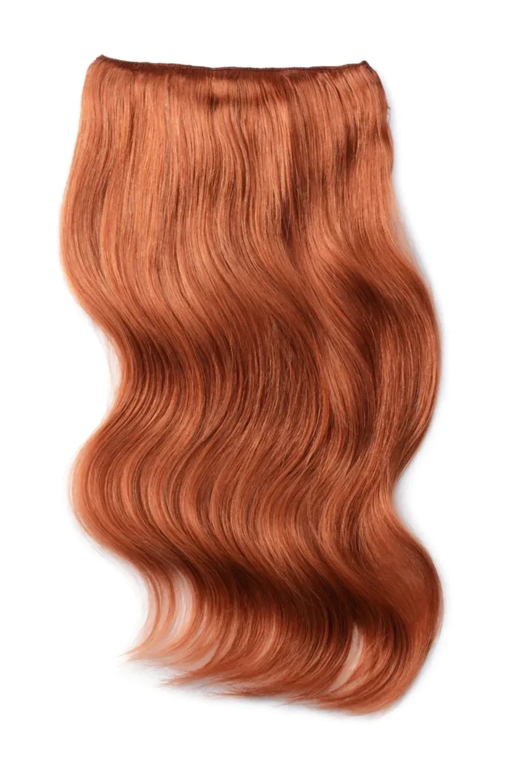 Double Wefted Full Head Remy Clip in Human Hair Extensions - Cowgirl Copper (#350/33) sold by Cliphair